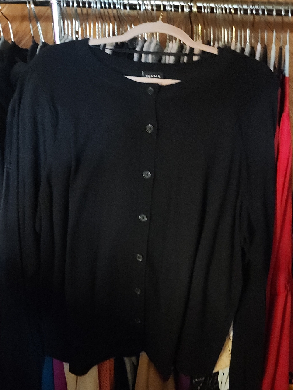 Black button down cardigan